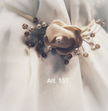 Carica l&#39;immagine nel visualizzatore di Gallery, Collanina nastro da sposa Art.157
