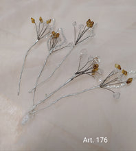 Carica l&#39;immagine nel visualizzatore di Gallery, Decorazioni da sposa per acconciatura Art.176
