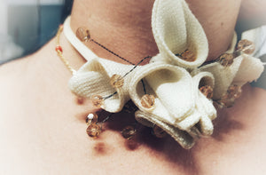 Collanina a nastro da sposa Art.159