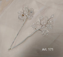 Carica l&#39;immagine nel visualizzatore di Gallery, Decorazioni da sposa per acconciatura Art.171
