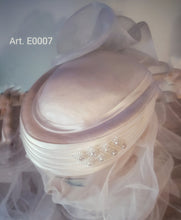 Carica l&#39;immagine nel visualizzatore di Gallery, Cappellino da sposa Art.E0007
